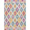 Homeroots 5 x 7 ft. Multi Color Ogee Pattern Area Rug 385247 - alternate 1